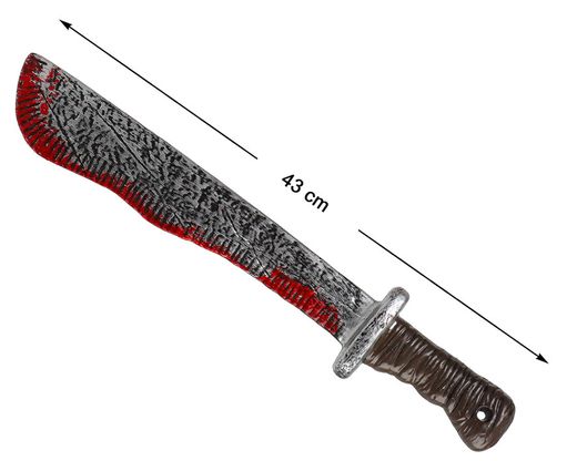 Cuchillo Halloween 43X7.5X4 Cm