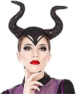 Diadema Cuernos Negro 57685