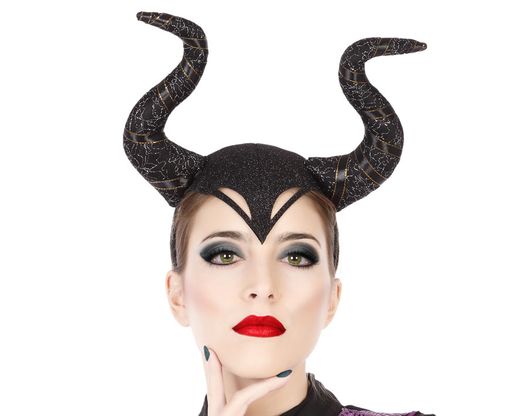 Diadema Cuernos Negro 57685