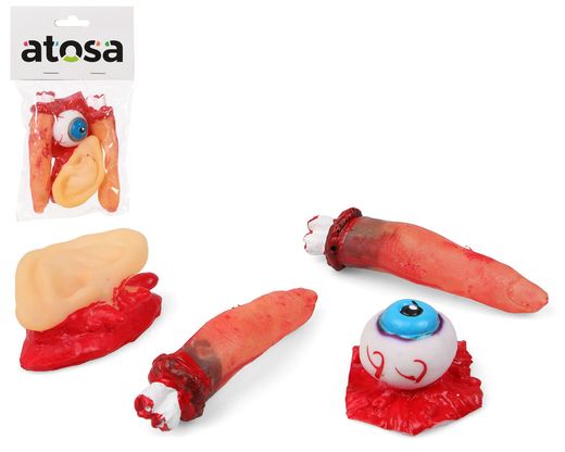 Deco. Despojos Humanos 4 Pcs