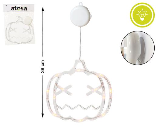 Decoracion Calabaza Con Luz 38 * 21Cm