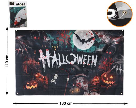 Decoracion Pared 180X110Cm Halloween