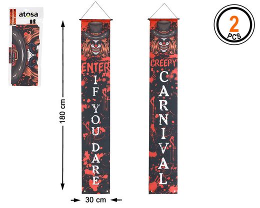 Decoracion Pared 180X30 Cm Payaso