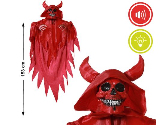 Demonio Colgante 153X106X16Cm Luz/Sonido