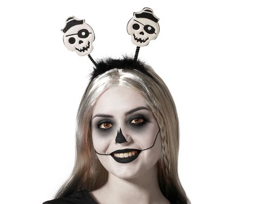 Diadema Calavera Negro