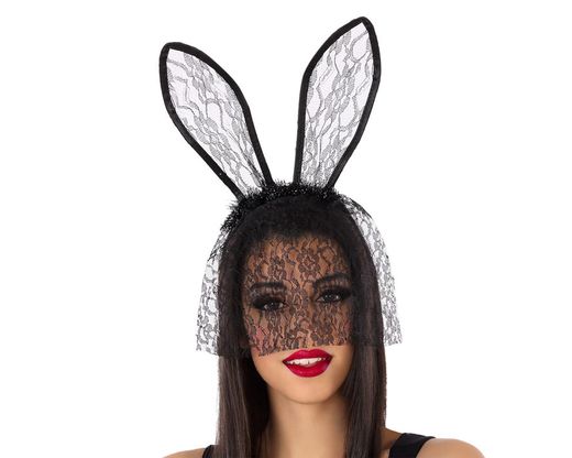Diadema Conejo Negro 63221
