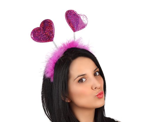 Diadema Corazones 49127
