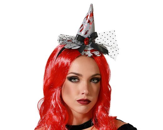 Diadema De Bruja Gris