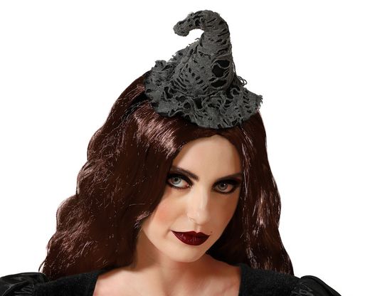 Diadema De Bruja Gris