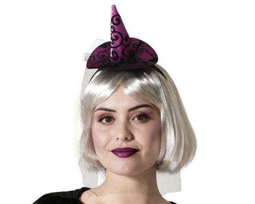 Diadema De Bruja Morado