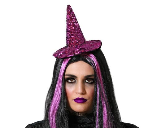 Diadema De Bruja Morado