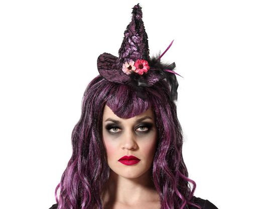 Diadema De Bruja Morado