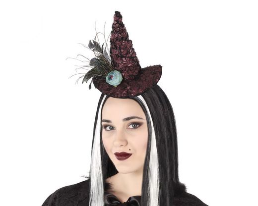 Diadema De Bruja Morado
