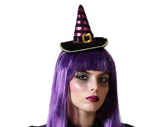 Diadema De Bruja Morado