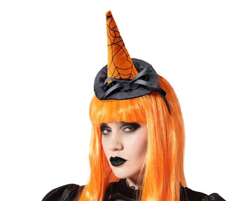 Diadema De Bruja Naranja