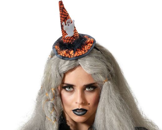 Diadema De Bruja Naranja
