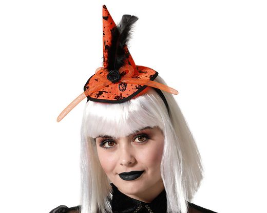 Diadema De Bruja Naranja