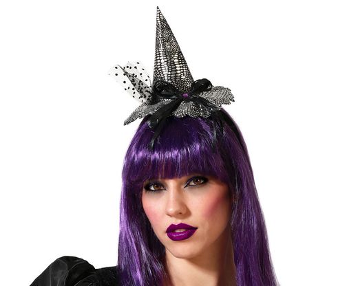 Diadema De Bruja Plateado