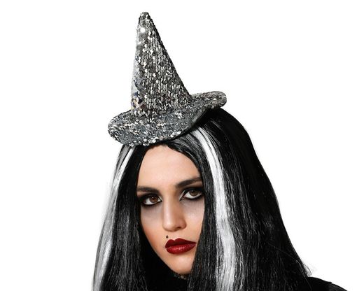 Diadema De Bruja Plateado