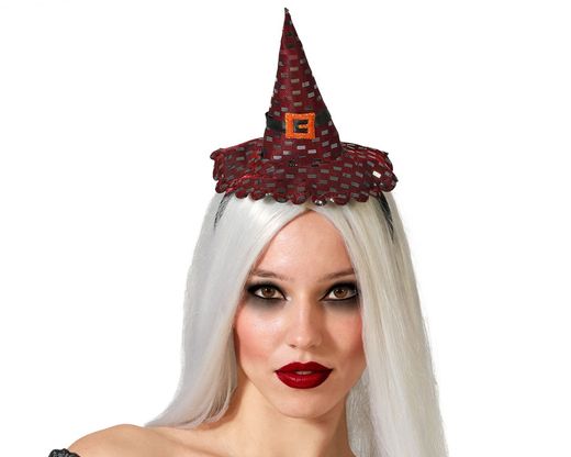 Diadema De Bruja Rojo
