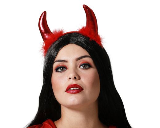 Diadema Demonia Rojo