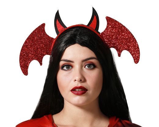Diadema Demonia Rojo