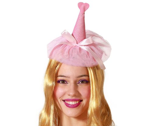 Diadema Fantasia Rosa 75526