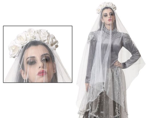 Diadema Halloween 129*19 Con Velo