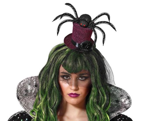 Diadema Halloween Con Velo