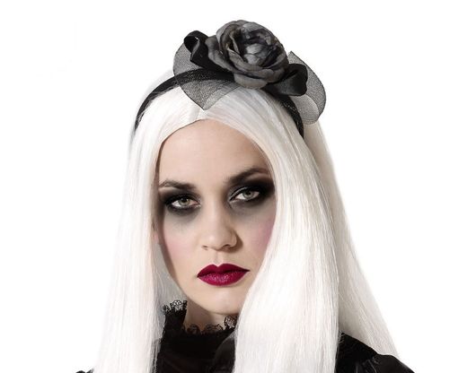 Diadema Halloween Flor