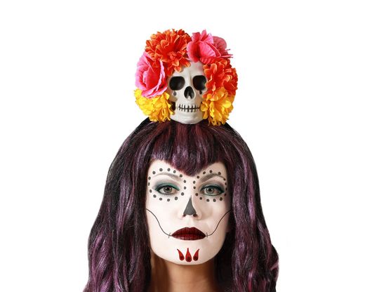 Diadema Halloween Muerte Mexicana