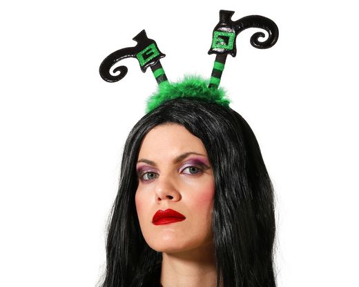 Diadema Halloween Piernas Verde