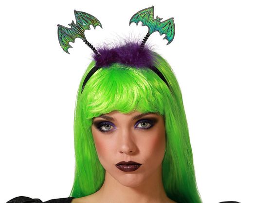 Diadema Murcielagos Morado