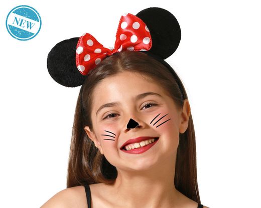 Diadema Orejas Raton Con Lazo 84016