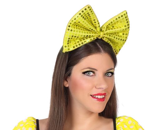 Diadema Pajarita Amarillo 48931