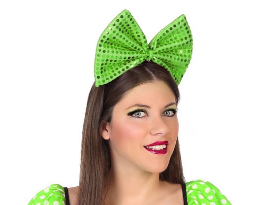 Diadema Pajarita Verde 48932
