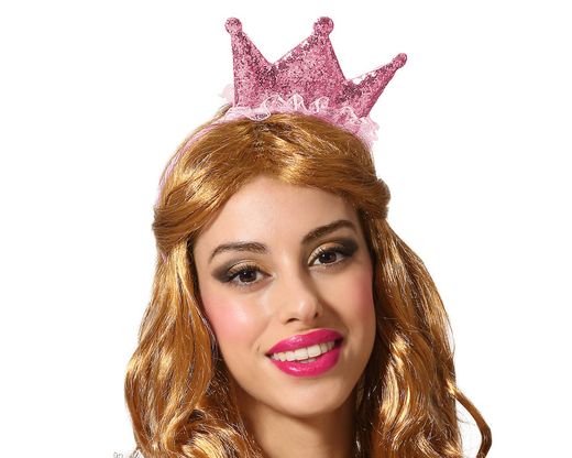 Diadema Princesa Rosa 66497