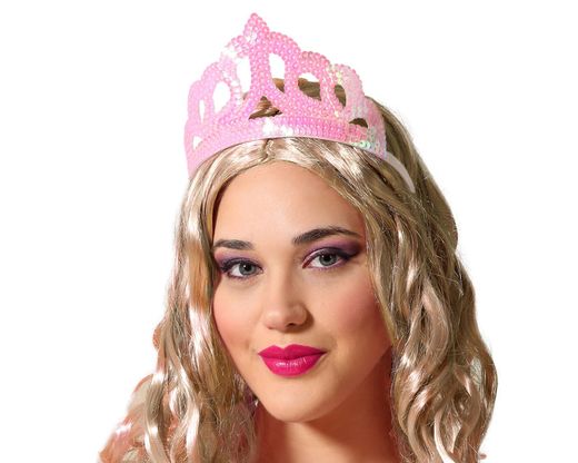 Diadema Princesa Rosa 66906