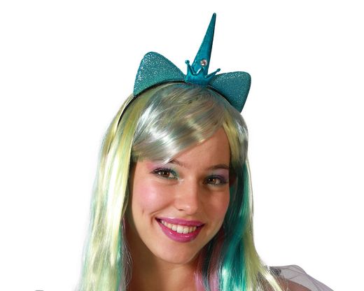 Diadema Unicornio Azul 76228