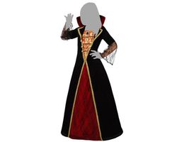 Disfraz infantil de vampiresa