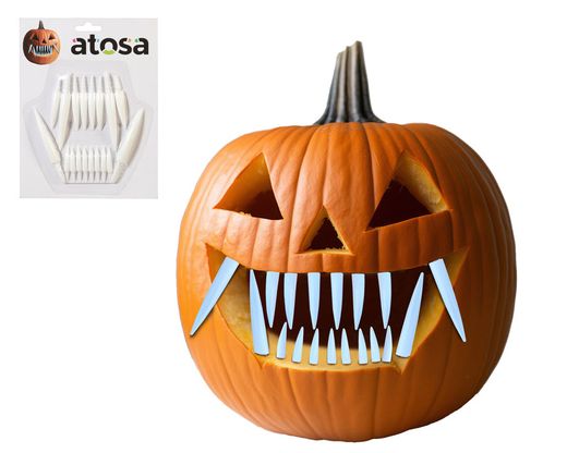 Dientes Para Calabaza 18 Pcs