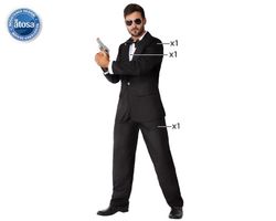 Disfraz agente adulto