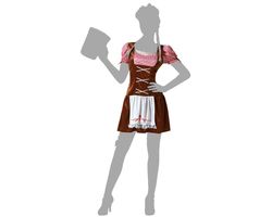 Disfraz Alemana-tirolesa Marron Adulta