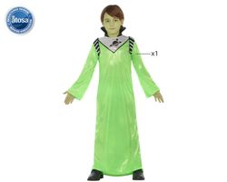 Disfraz alien verde infantil