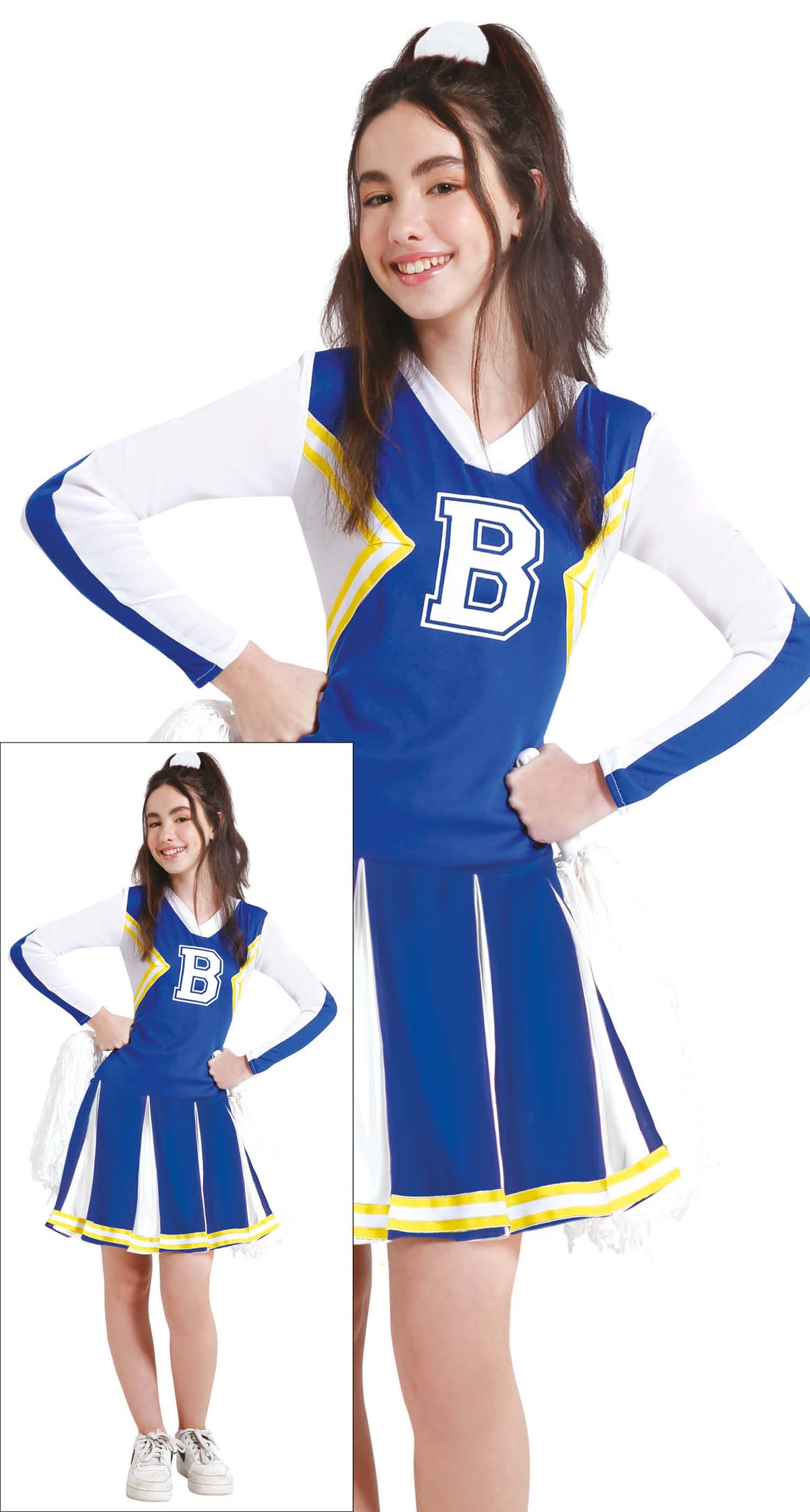 Disfraz Animadora Cheerleader adolescemte-mujer 14-16 años