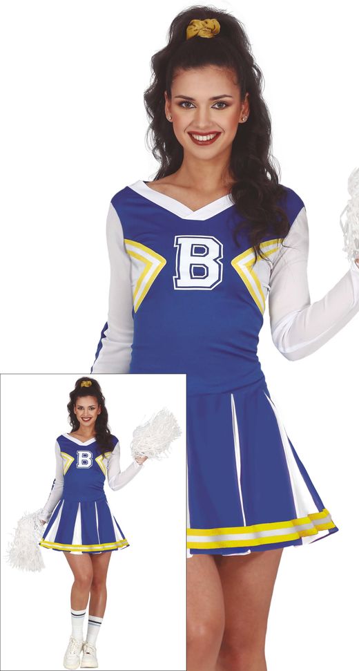 Disfraz Animadora Cheerleader adolescemte-mujer