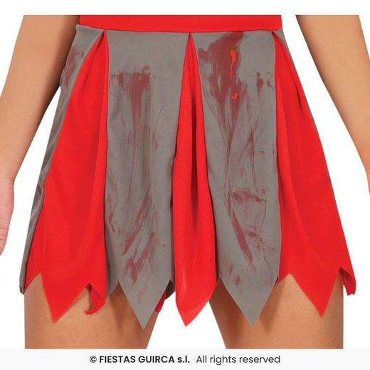 Disfraz animadora zombie cheerleaderadulta