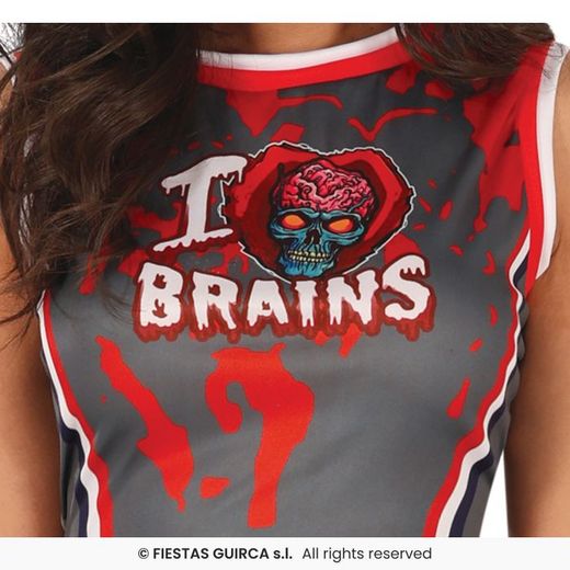 Disfraz animadora zombie cheerleaderadulta