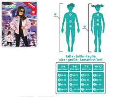 Disfraz años 60 grease niña