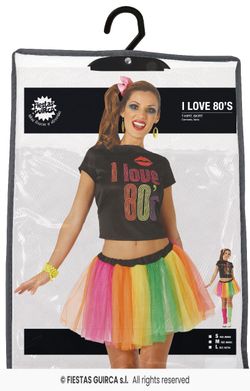 Disfraz años 80 chica